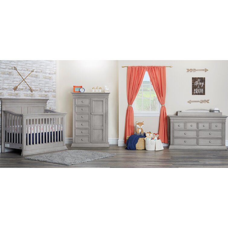 Baby cache vienna dresser ash grey sale